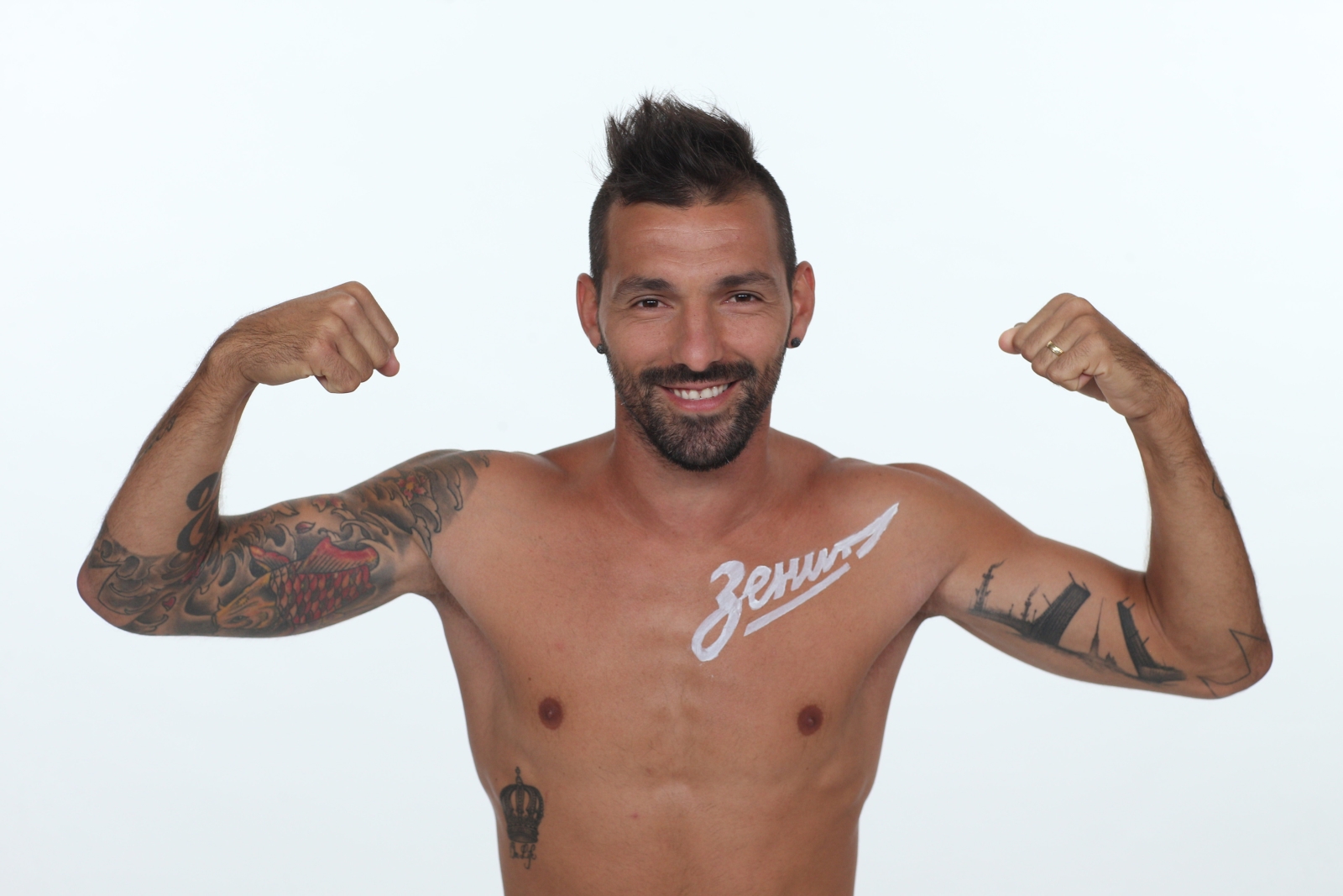 Фотосессия футболистов и тренеров основного состава ФК «Зенит» сезона 2015/2016