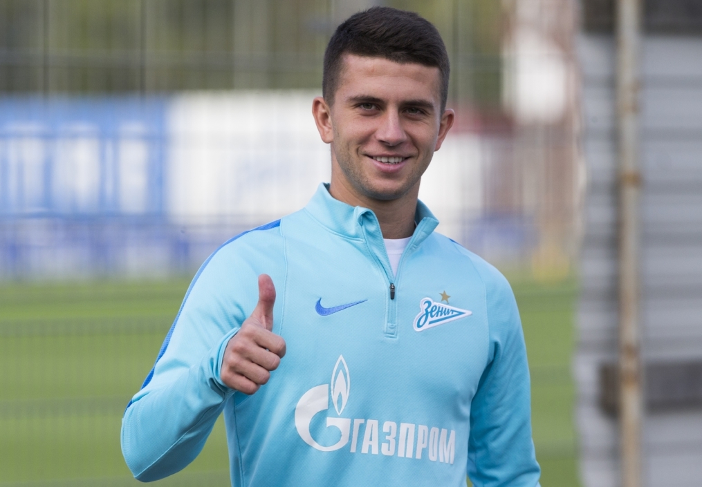 Открытая тренировка «Зенита» перед матчем с ЦСКА.