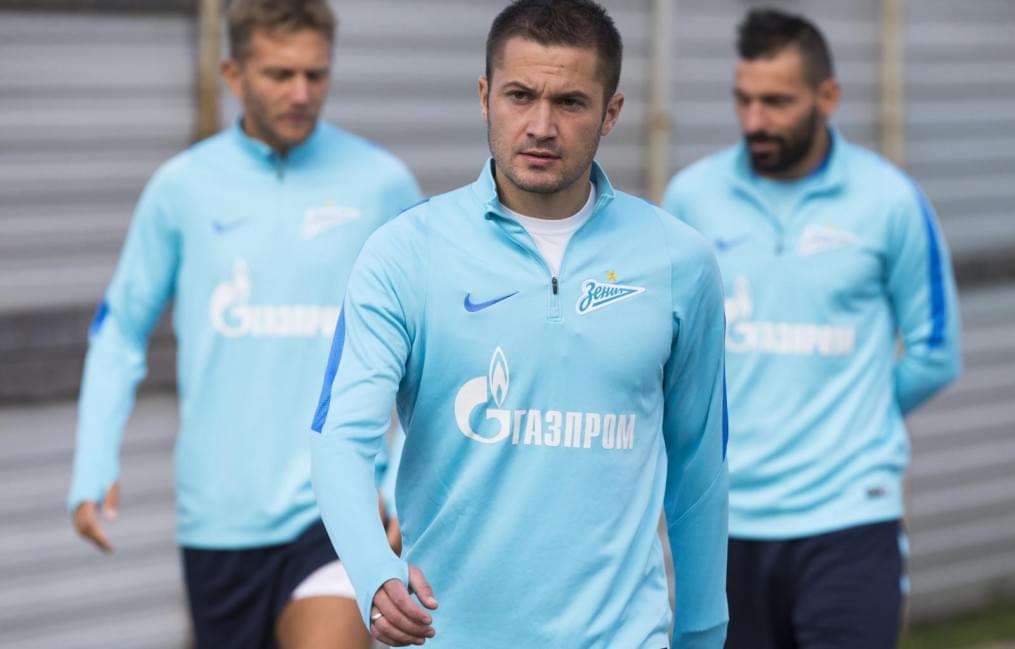 Открытая тренировка «Зенита» перед матчем с ЦСКА.