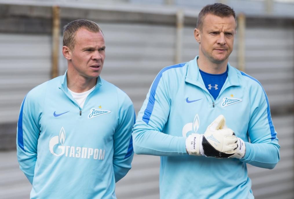 Открытая тренировка «Зенита» перед матчем с ЦСКА.