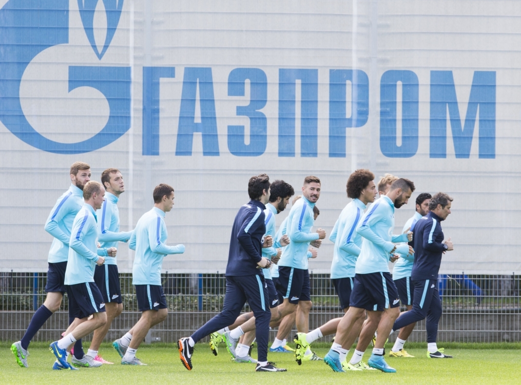Открытая тренировка «Зенита» перед матчем с ЦСКА.