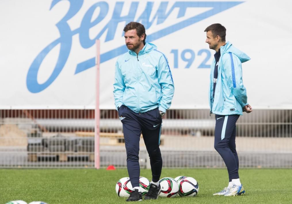 Открытая тренировка «Зенита» перед матчем с ЦСКА.