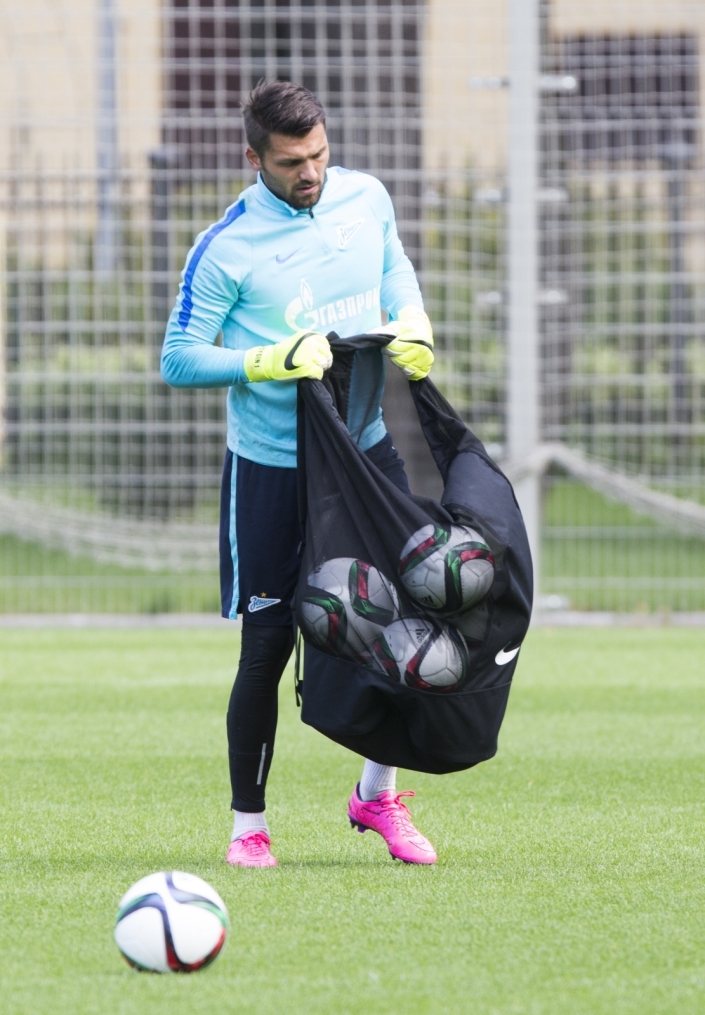 Открытая тренировка «Зенита» перед матчем с ЦСКА.