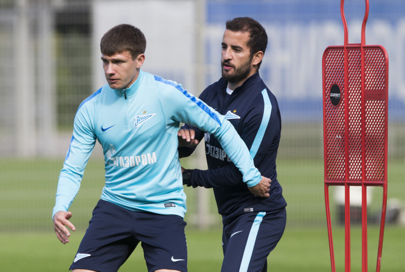 Открытая тренировка «Зенита» перед матчем с ЦСКА.