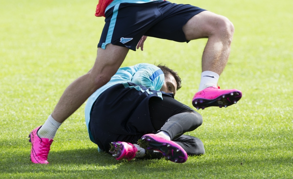 Открытая тренировка «Зенита» перед матчем с ЦСКА.