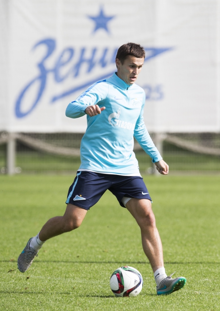 Открытая тренировка «Зенита» перед матчем с ЦСКА.