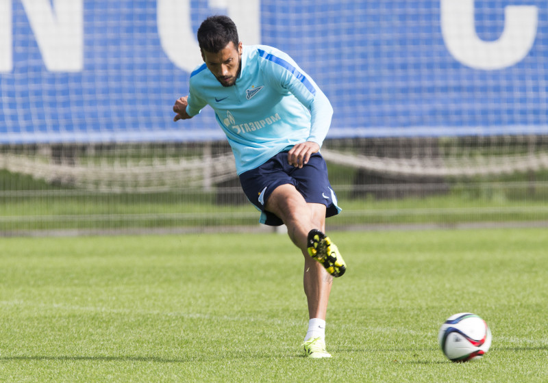 Открытая тренировка «Зенита» перед матчем с ЦСКА.