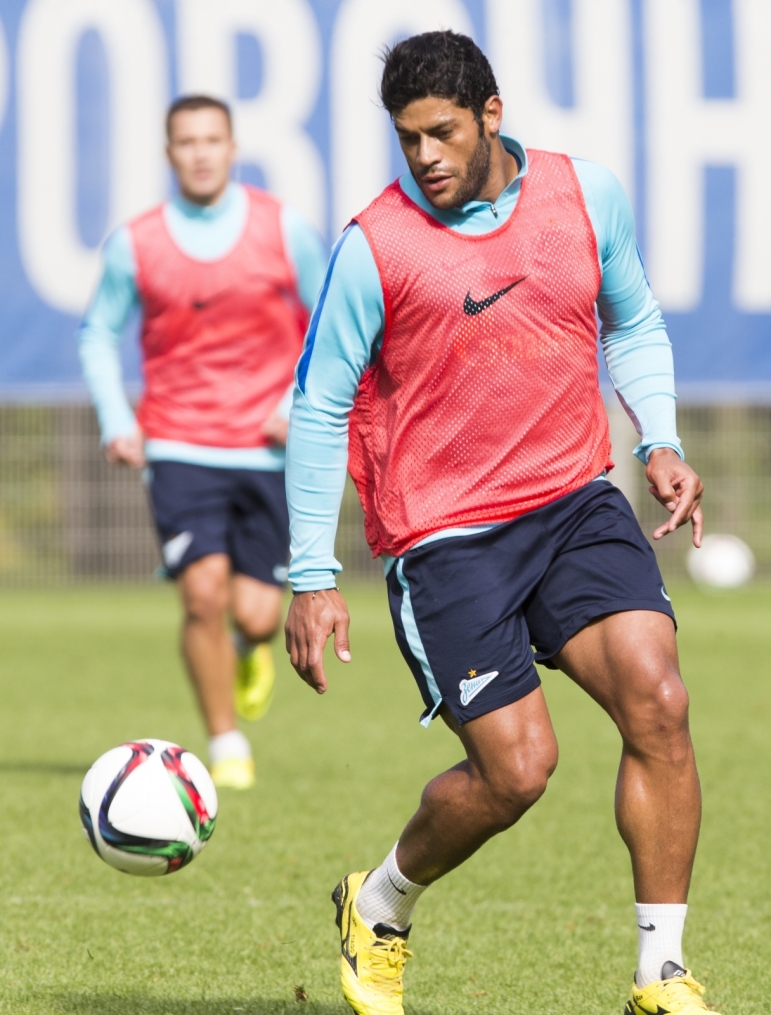 Открытая тренировка «Зенита» перед матчем с ЦСКА.