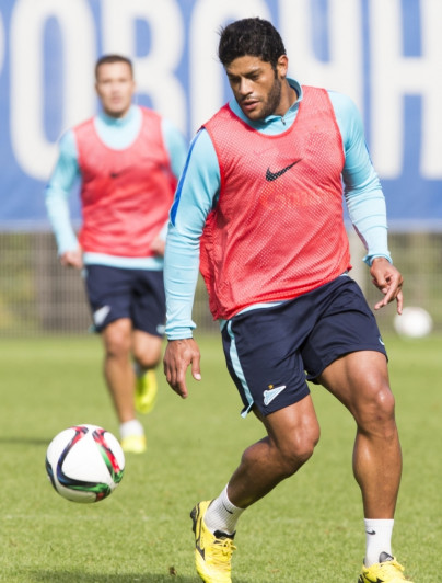 Открытая тренировка «Зенита» перед матчем с ЦСКА.