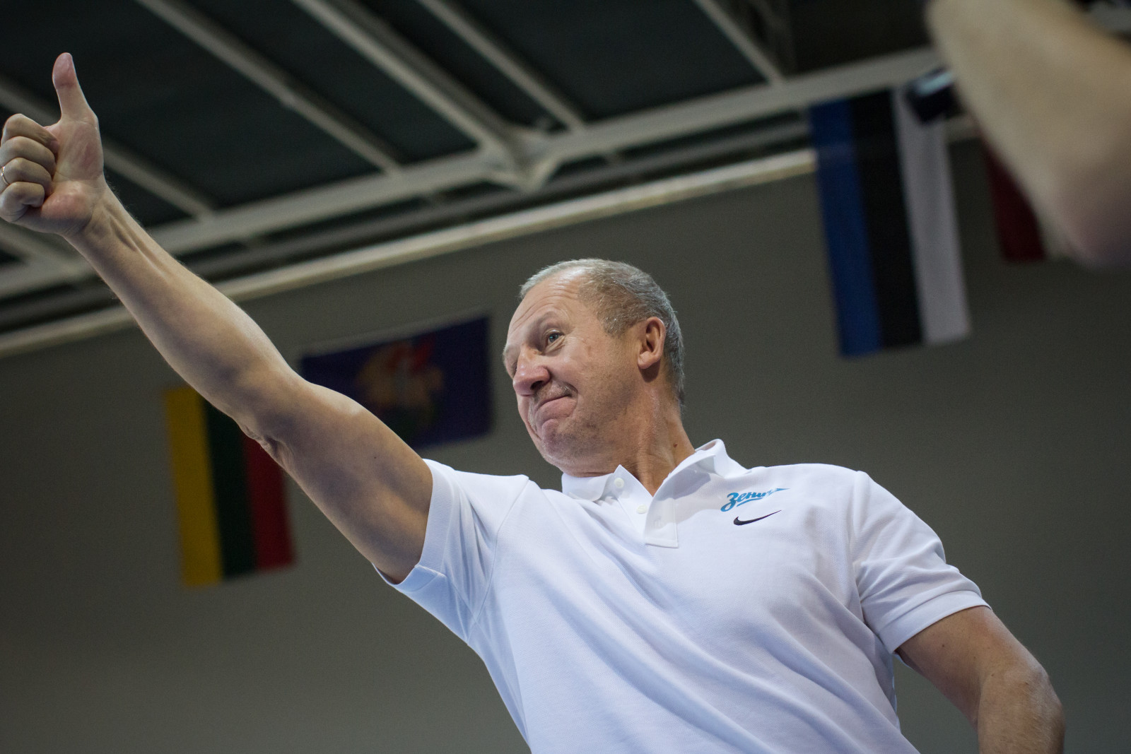 Международный товарищеский турнир «One Team Cup-2015». Финал. Баскетбольный матч БК «Зенит» — БК «Цмоки-Минск»