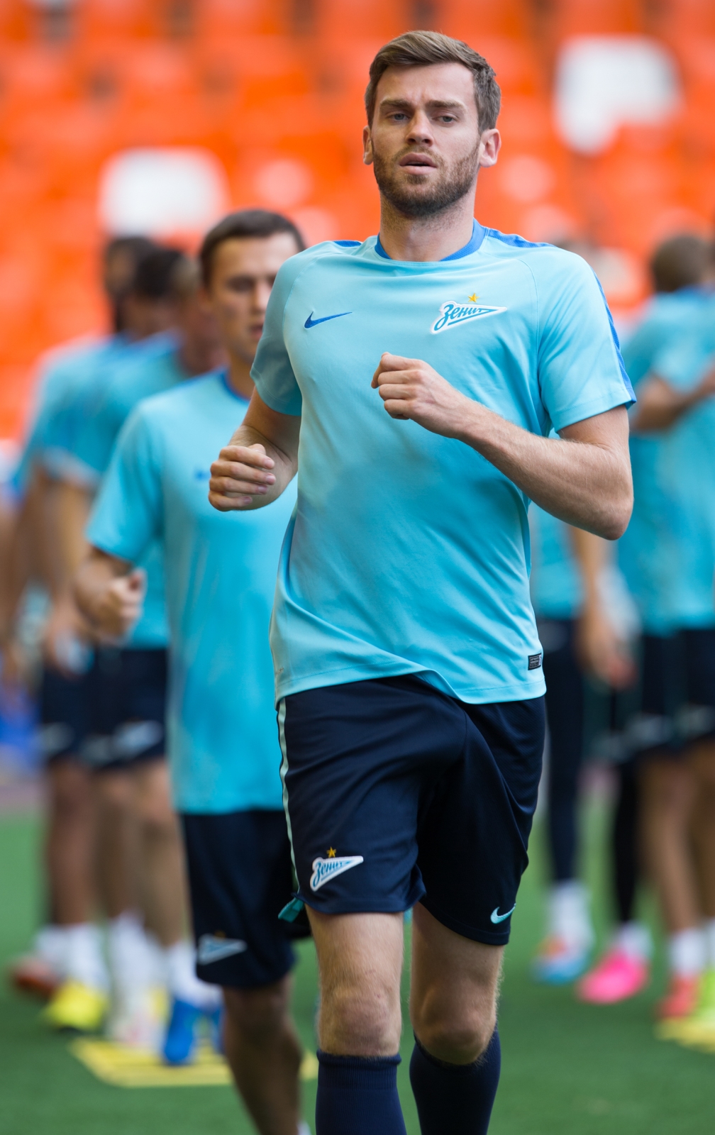 Тренировка «Зенита» перед матчем Лиги чемпионов УЕФА 2015/16, «Валенсия» — «Зенит»