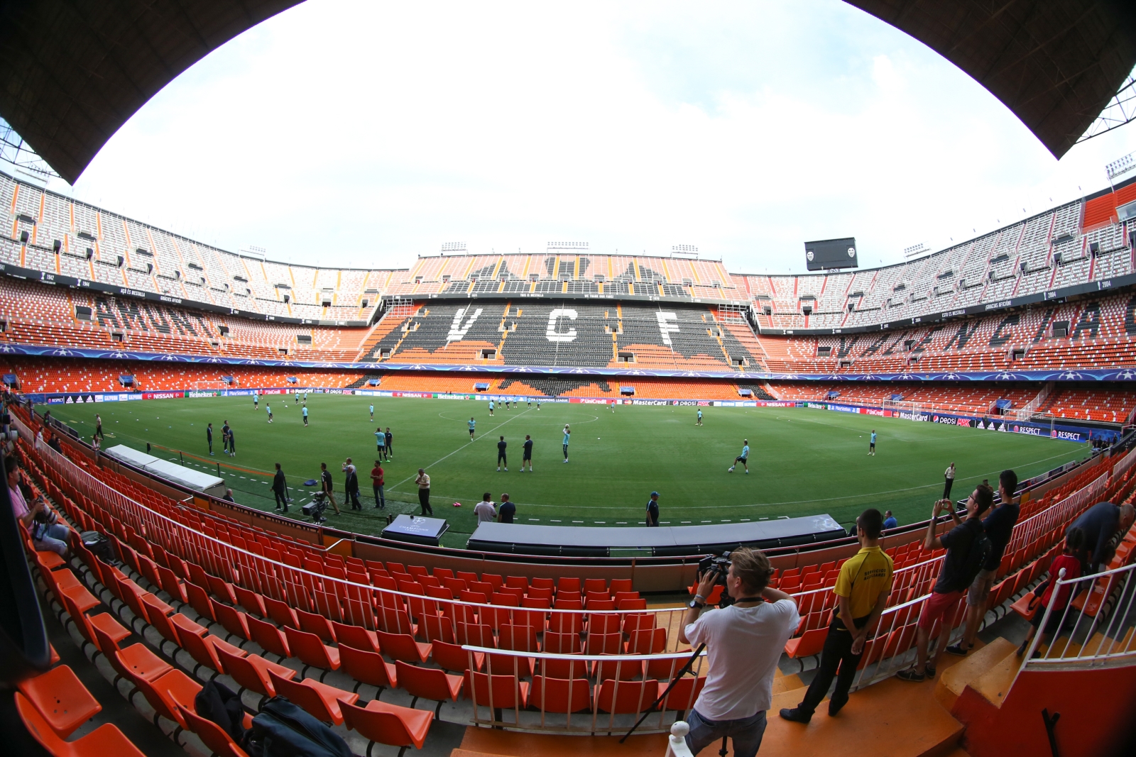 Тренировка «Зенита» перед матчем Лиги чемпионов УЕФА 2015/16, «Валенсия» — «Зенит»