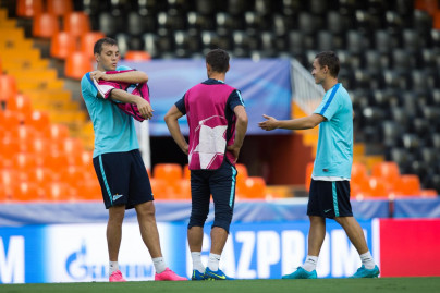 Тренировка «Зенита» перед матчем Лиги чемпионов УЕФА 2015/16, «Валенсия» — «Зенит»