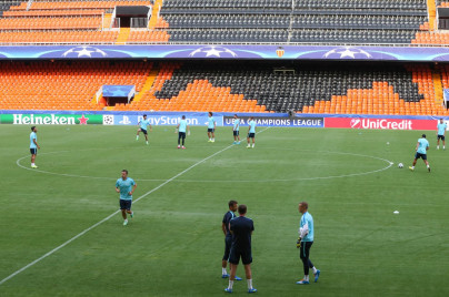 Тренировка «Зенита» перед матчем Лиги чемпионов УЕФА 2015/16, «Валенсия» — «Зенит»