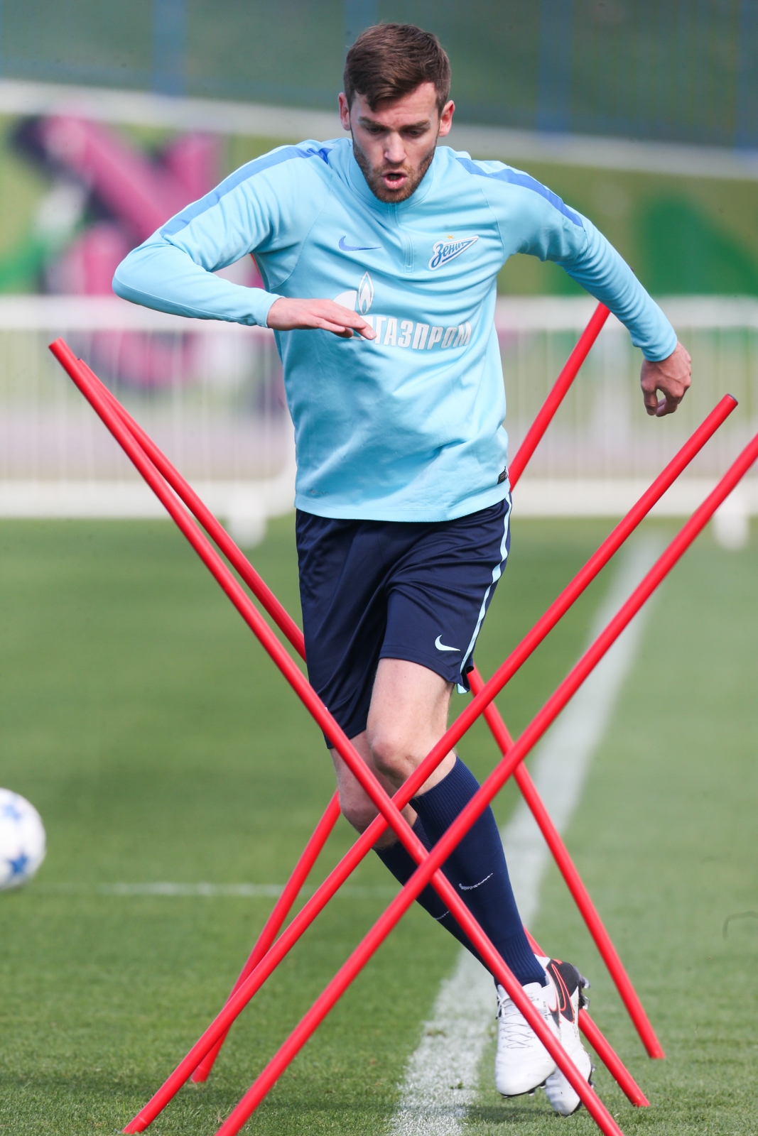 «Газпром»-тренировочные сборы в Дохе: 13 января, утренняя тренировка