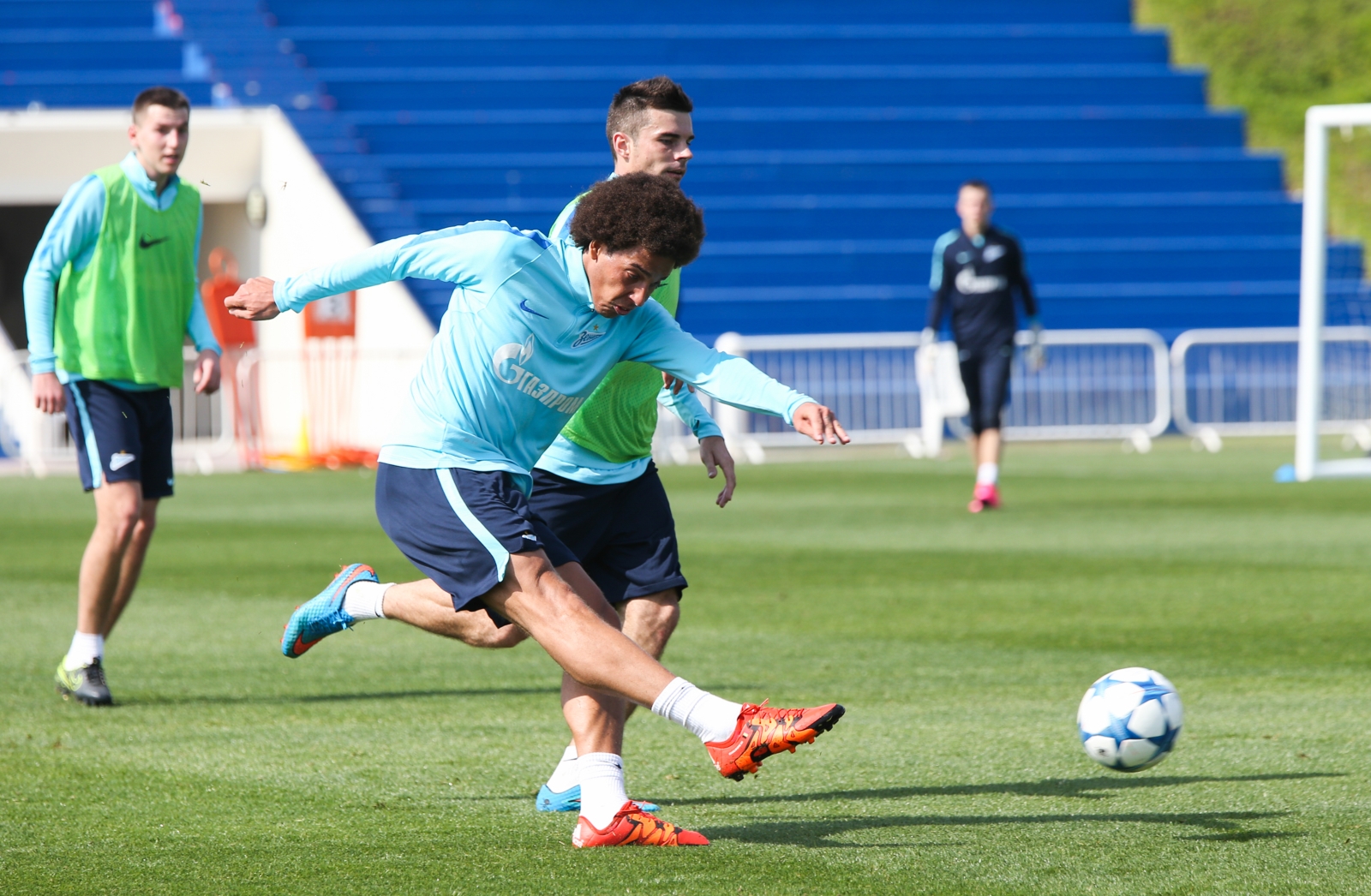 «Газпром»-тренировочные сборы в Дохе: 13 января, утренняя тренировка