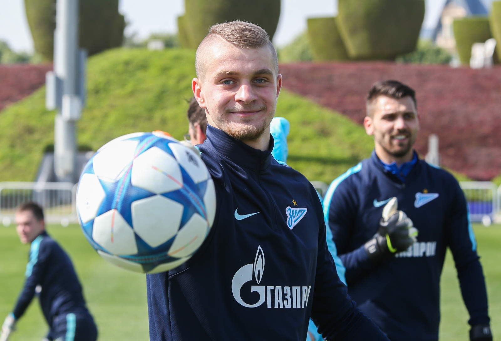 «Газпром»-тренировочные сборы в Дохе: 13 января, утренняя тренировка