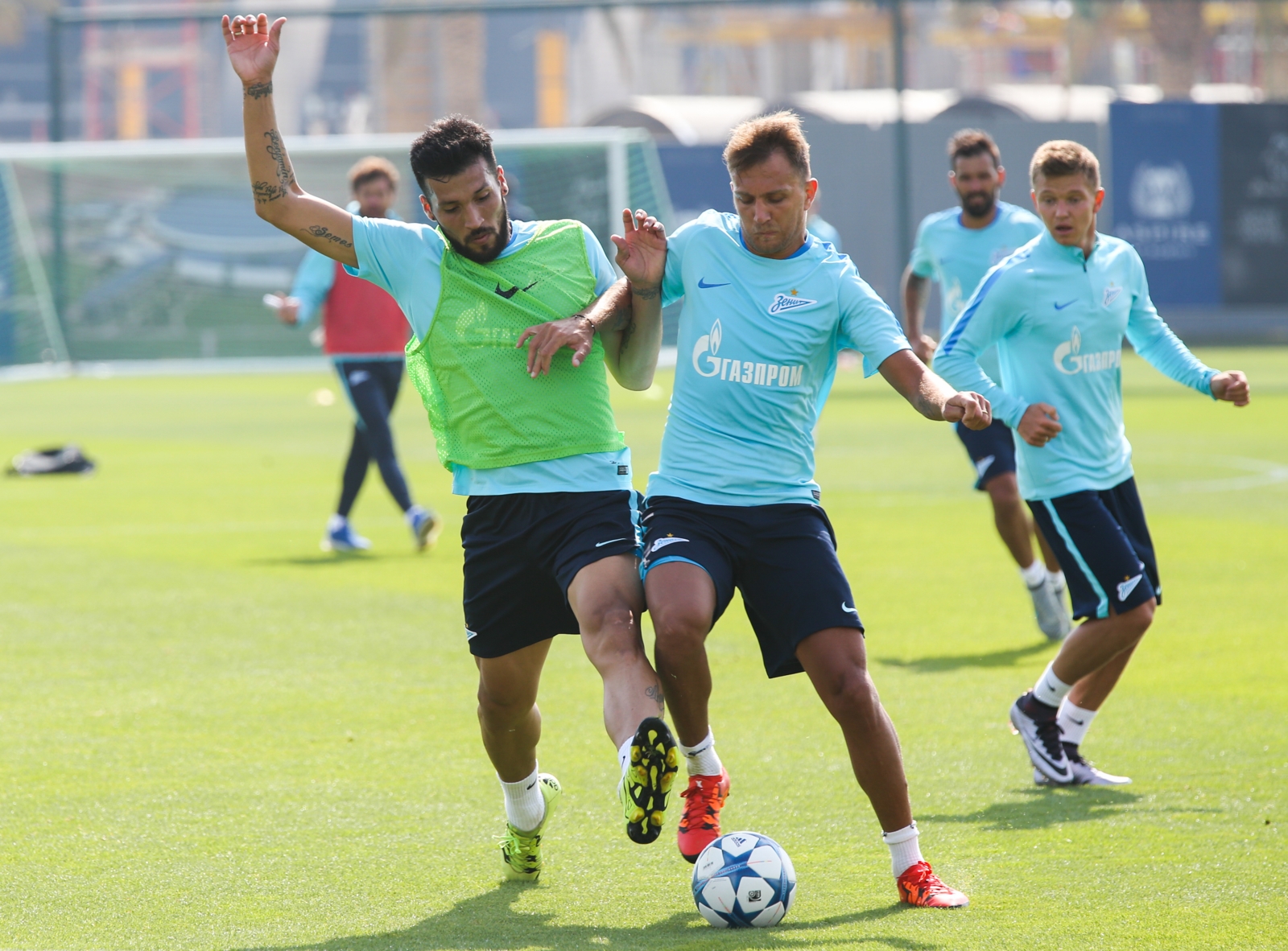 «Газпром»-тренировочные сборы в Дохе: 13 января, утренняя тренировка