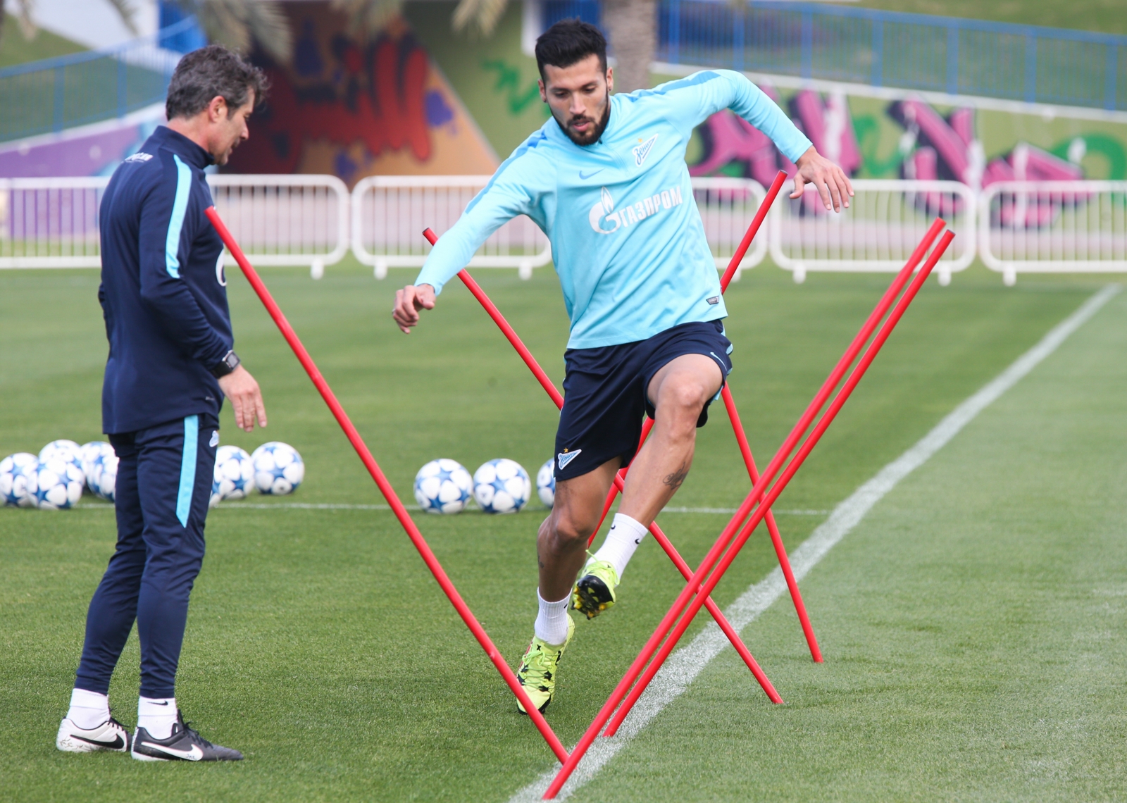 «Газпром»-тренировочные сборы в Дохе: 13 января, утренняя тренировка