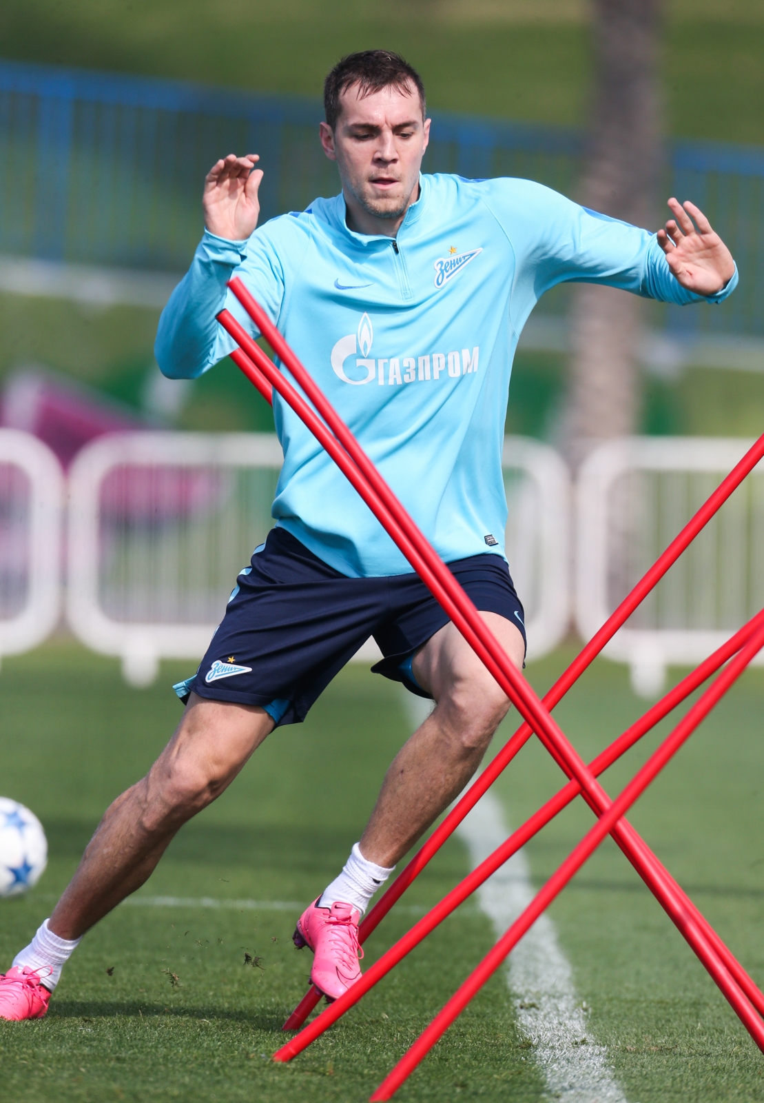 «Газпром»-тренировочные сборы в Дохе: 13 января, утренняя тренировка