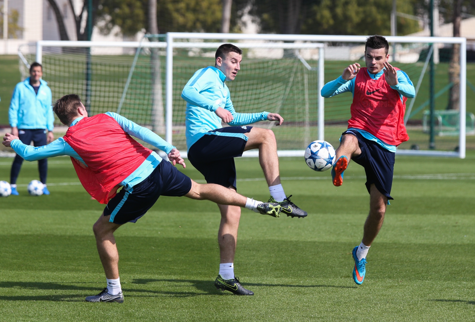 «Газпром»-тренировочные сборы в Дохе: 13 января, утренняя тренировка