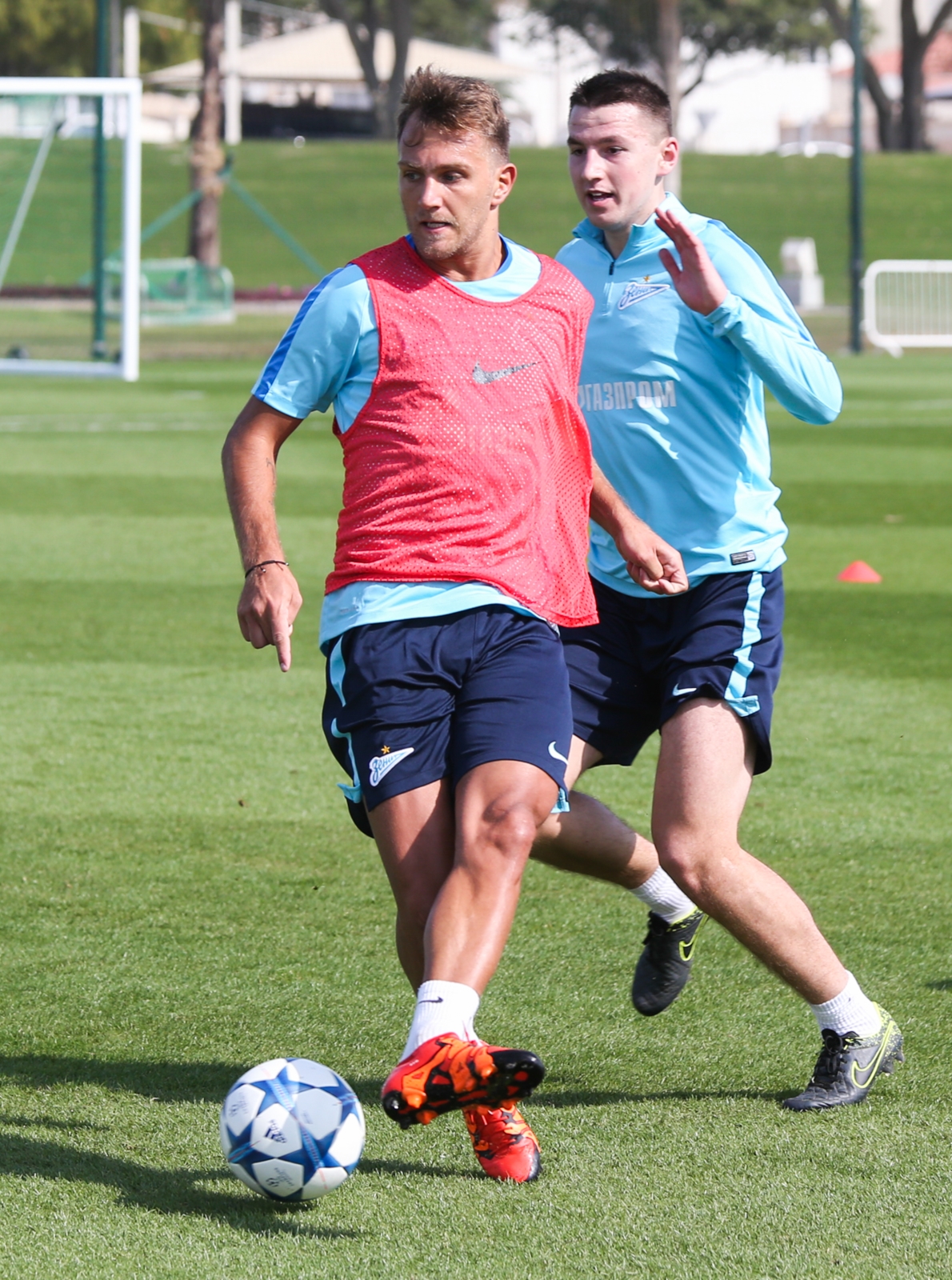 «Газпром»-тренировочные сборы в Дохе: 13 января, утренняя тренировка
