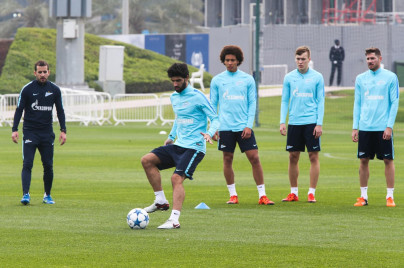 «Газпром»-тренировочные сборы в Дохе: 13 января, утренняя тренировка