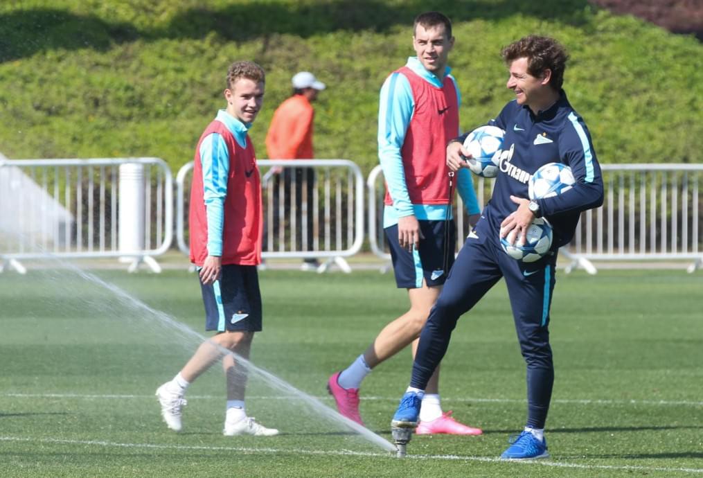 «Газпром»-тренировочные сборы в Дохе: 14 января, утренняя тренировка