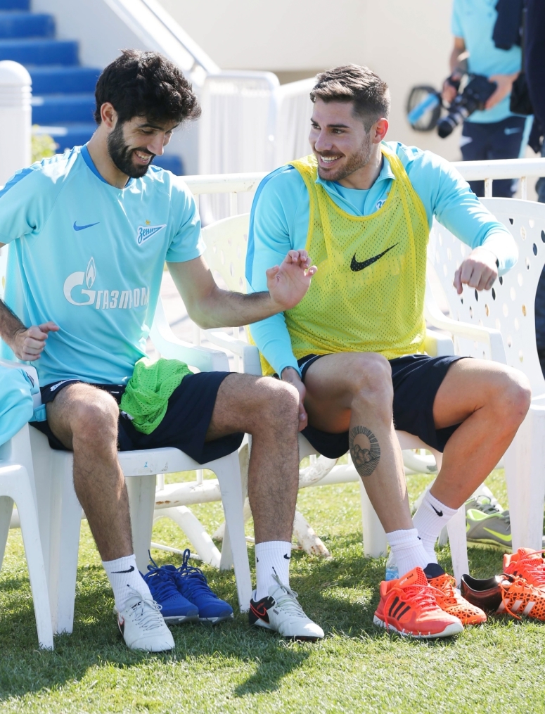 «Газпром»-тренировочные сборы в Дохе: 14 января, утренняя тренировка