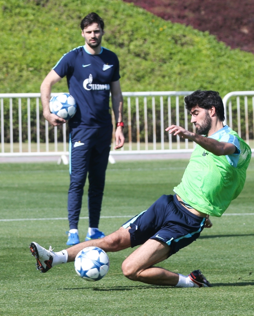 «Газпром»-тренировочные сборы в Дохе: 14 января, утренняя тренировка