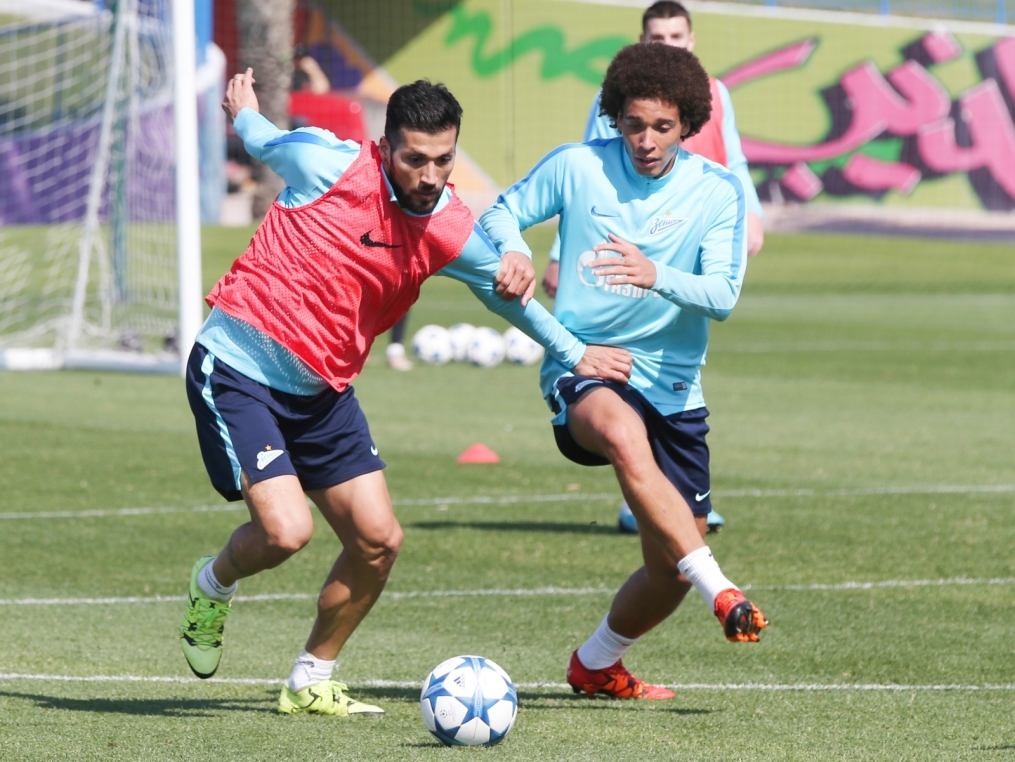 «Газпром»-тренировочные сборы в Дохе: 14 января, утренняя тренировка