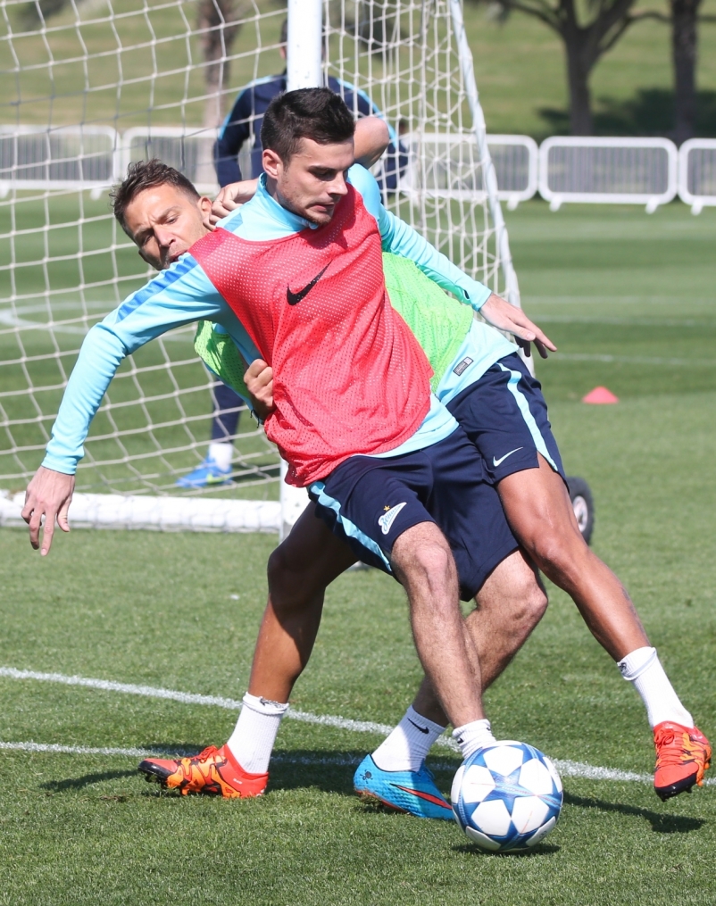 «Газпром»-тренировочные сборы в Дохе: 14 января, утренняя тренировка