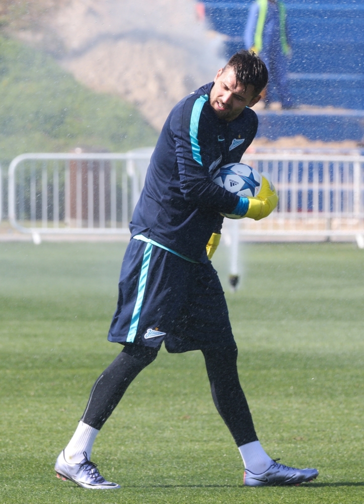 «Газпром»-тренировочные сборы в Дохе: 14 января, утренняя тренировка