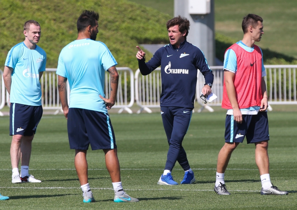 «Газпром»-тренировочные сборы в Дохе: 14 января, утренняя тренировка