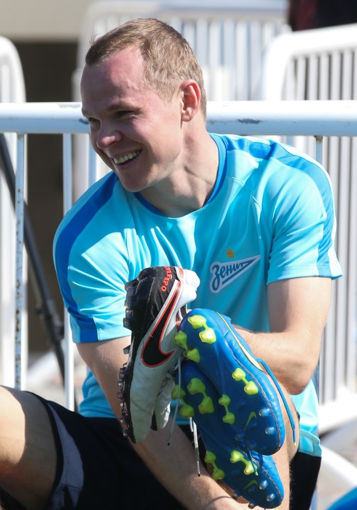 «Газпром»-тренировочные сборы в Дохе: 14 января, утренняя тренировка