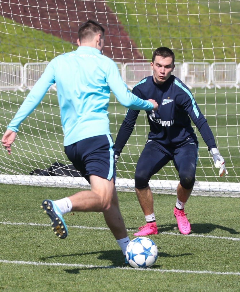 «Газпром»-тренировочные сборы в Дохе: 14 января, утренняя тренировка