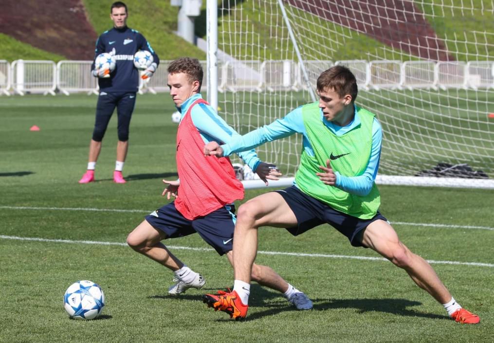 «Газпром»-тренировочные сборы в Дохе: 14 января, утренняя тренировка