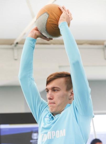 «Газпром»-тренировочные сборы в Дохе: 14 января, утренняя тренировка