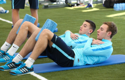 «Газпром»-тренировочные сборы в Дохе: 14 января, утренняя тренировка