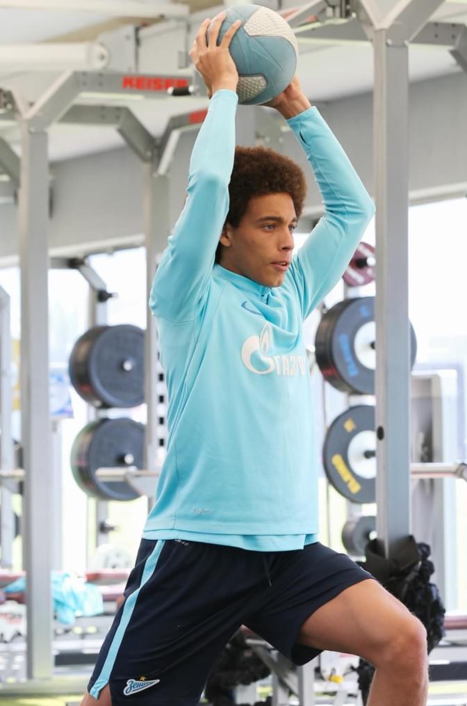 «Газпром»-тренировочные сборы в Дохе: 14 января, утренняя тренировка