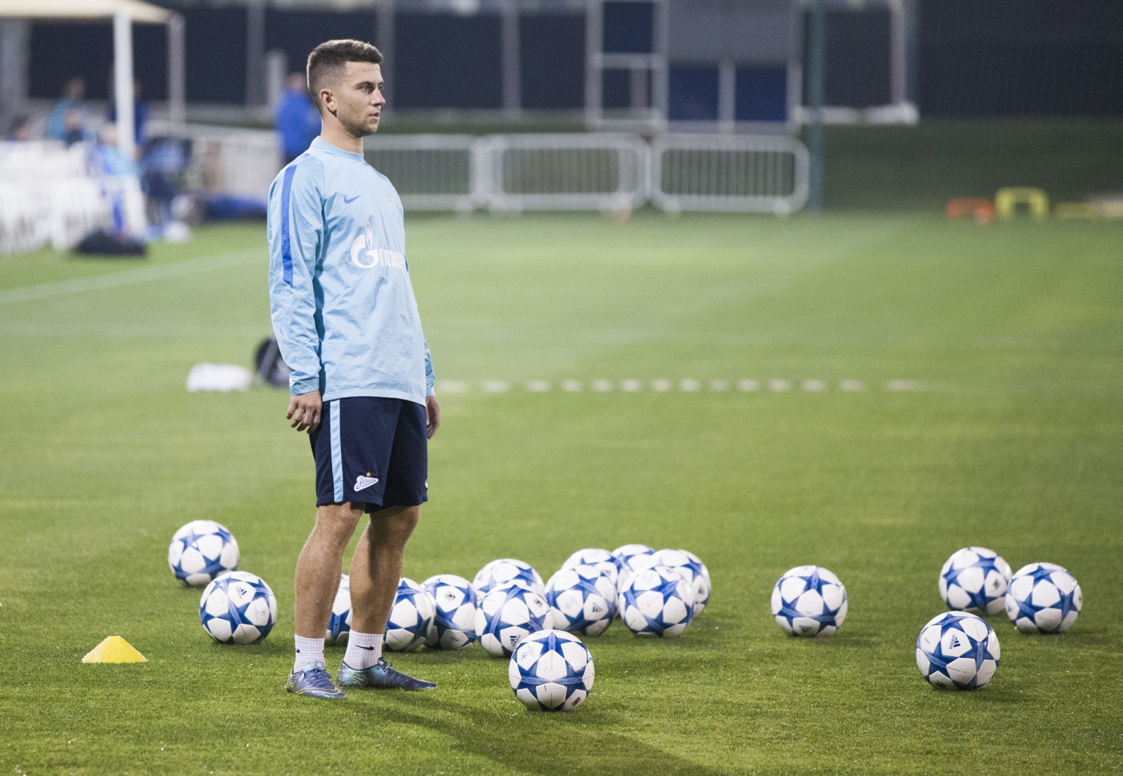 «Газпром»-тренировочные сборы в Дохе: 14 января, вечерняя тренировка