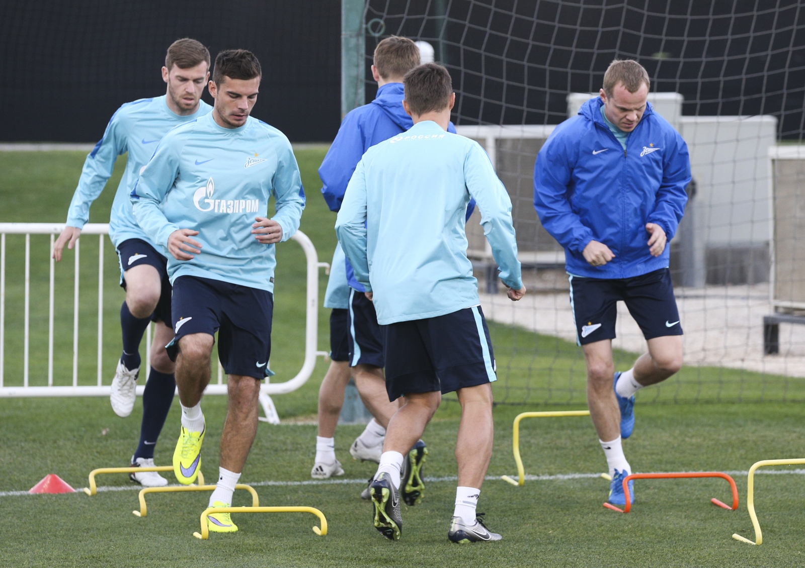 «Газпром»-тренировочные сборы в Дохе: 14 января, вечерняя тренировка