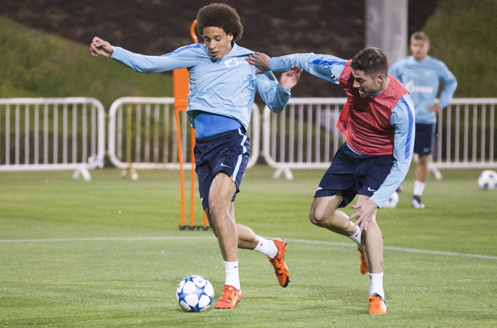 «Газпром»-тренировочные сборы в Дохе: 14 января, вечерняя тренировка