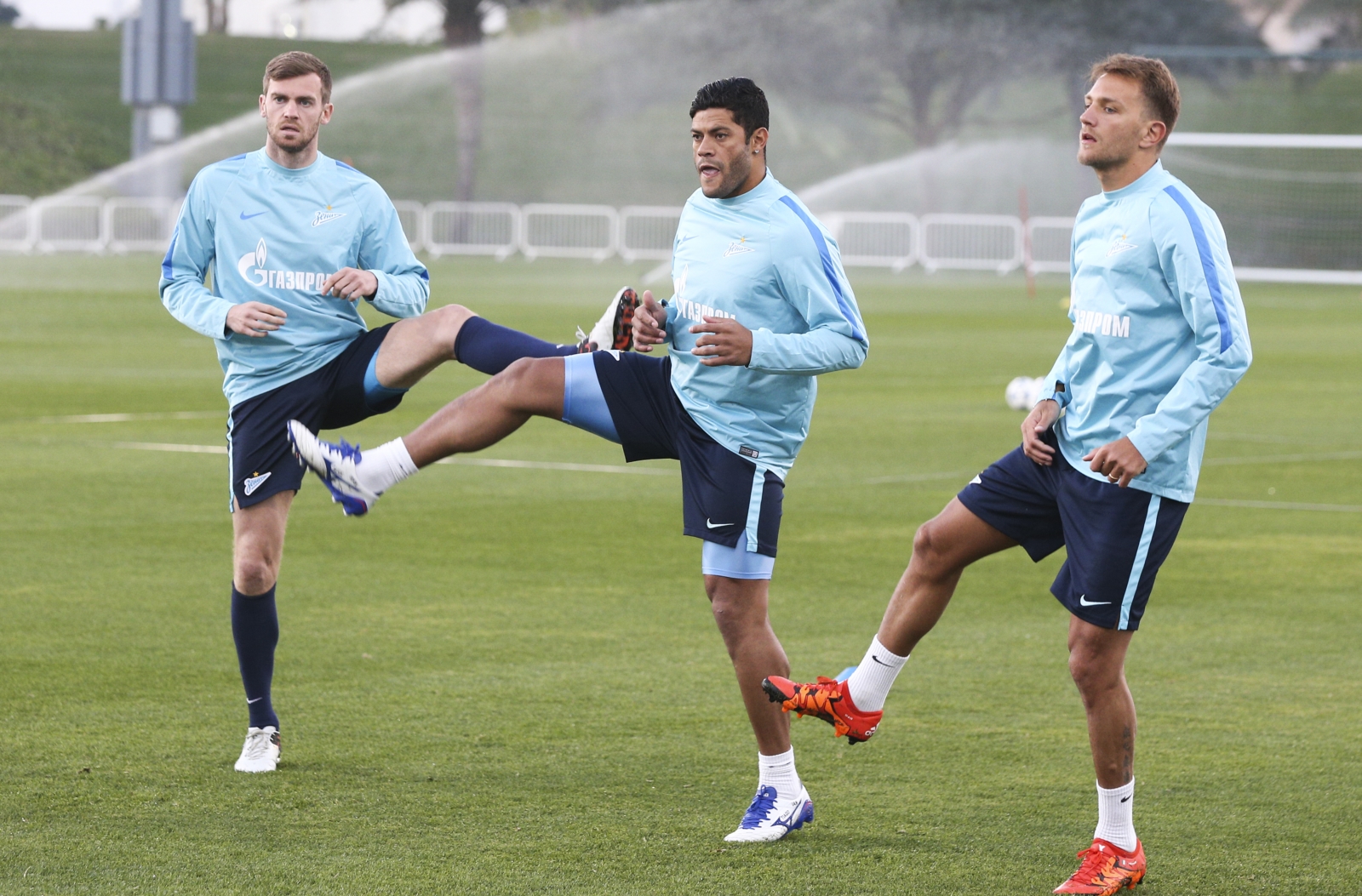 «Газпром»-тренировочные сборы в Дохе: 14 января, вечерняя тренировка