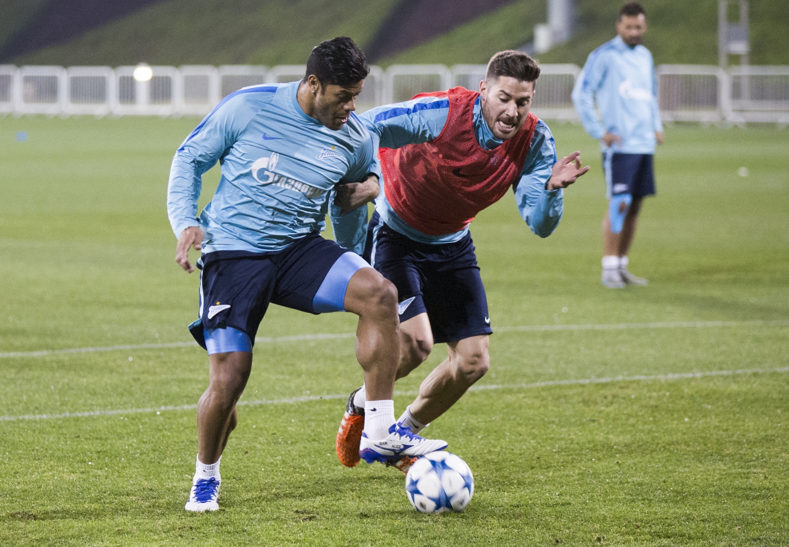 «Газпром»-тренировочные сборы в Дохе: 14 января, вечерняя тренировка