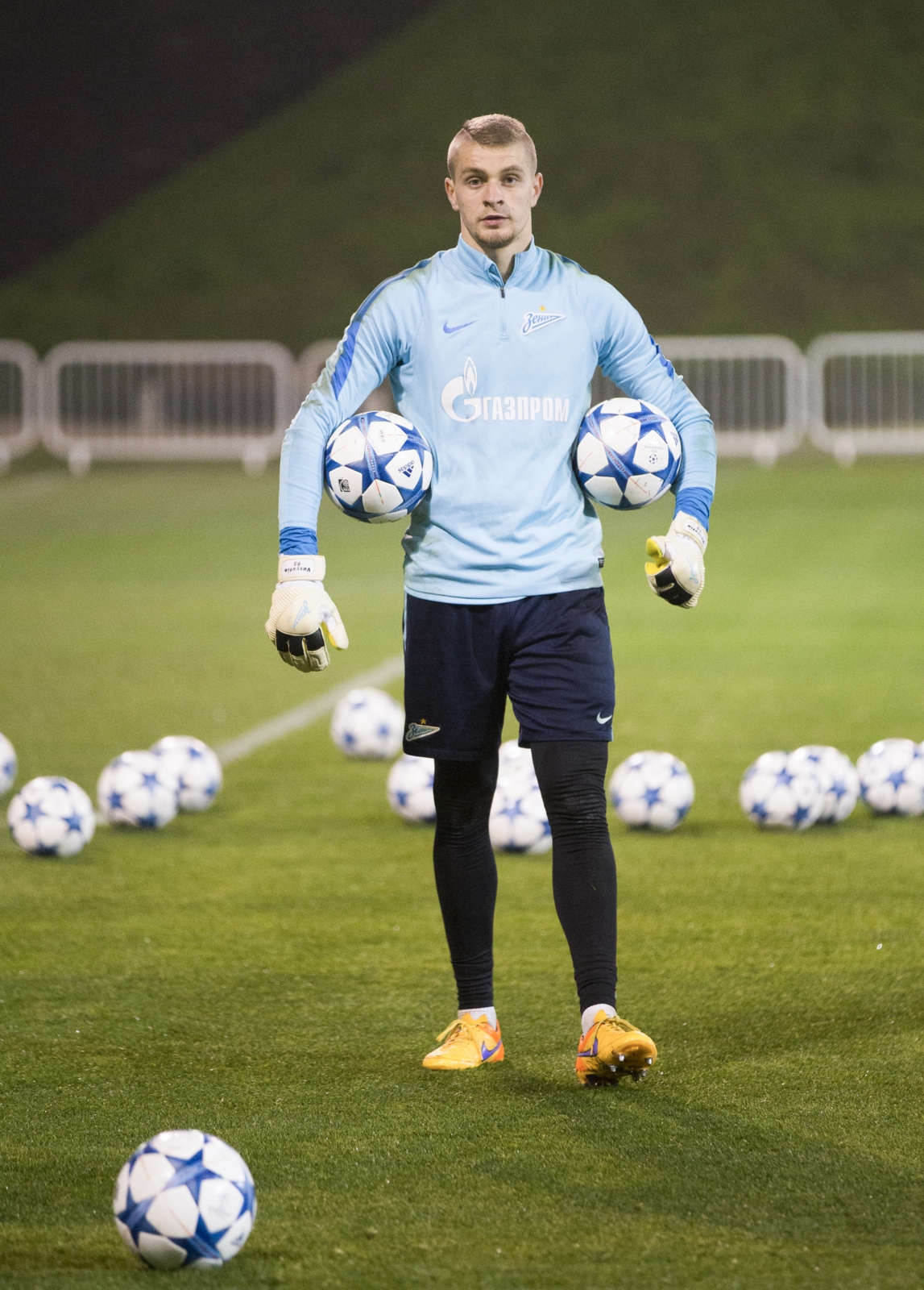«Газпром»-тренировочные сборы в Дохе: 14 января, вечерняя тренировка