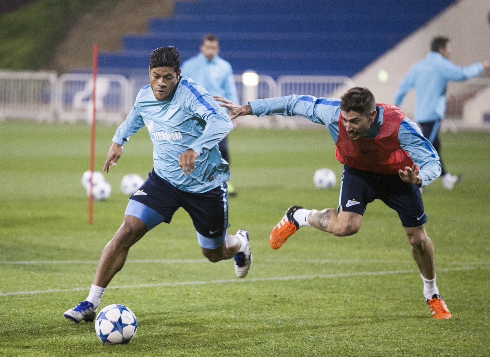 «Газпром»-тренировочные сборы в Дохе: 14 января, вечерняя тренировка