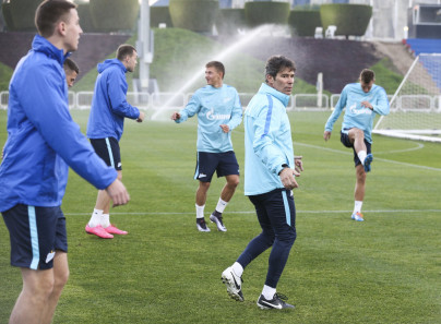«Газпром»-тренировочные сборы в Дохе: 14 января, вечерняя тренировка