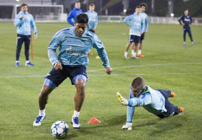 «Газпром»-тренировочные сборы в Дохе: 14 января, вечерняя тренировка