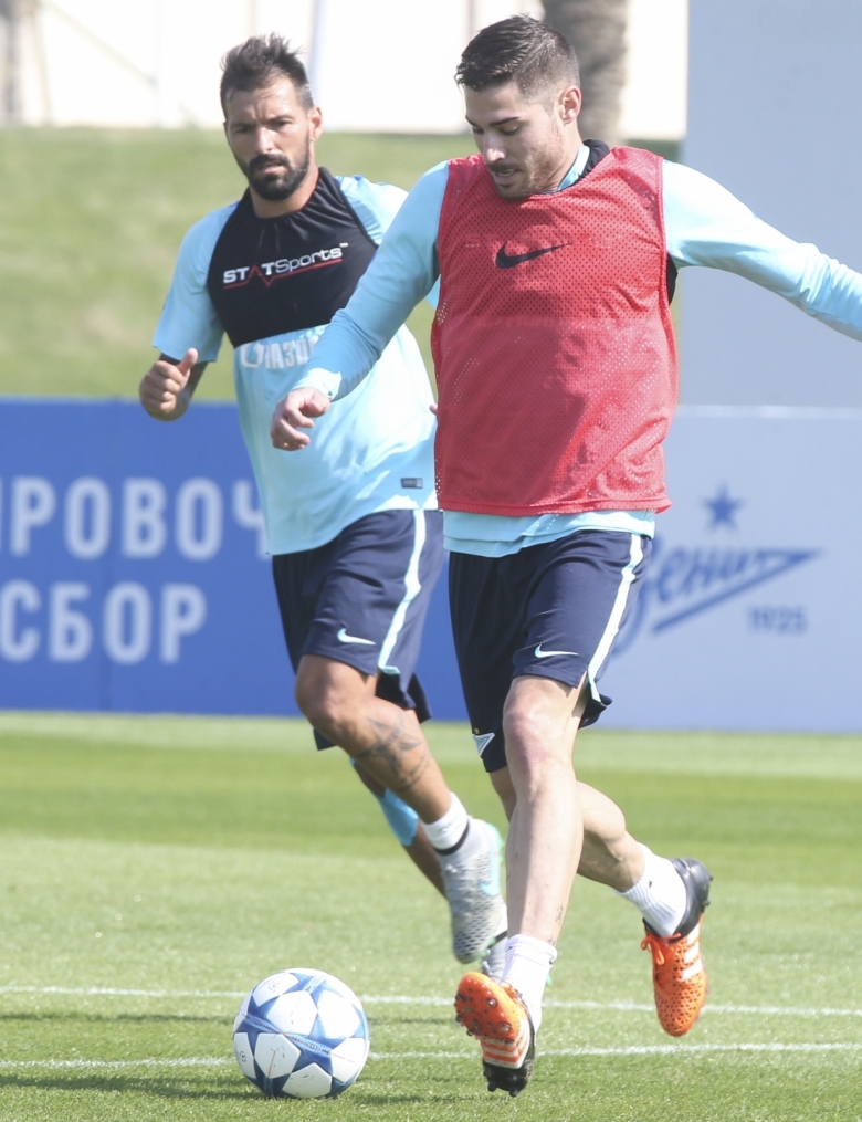 «Газпром»-тренировочные сборы в Дохе: 16 января, утренняя тренировка